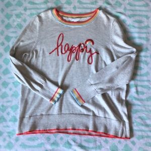 ‘happy’ primary color sweater